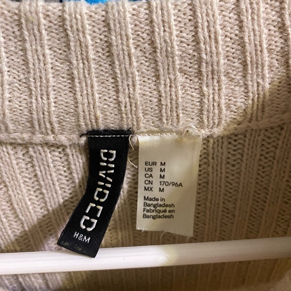 Pale Pink Mock Neck Knit Sweater - Picture 2 of 2